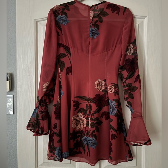 Keepsake Floral Ruffle Dress - Picture 5 of 6